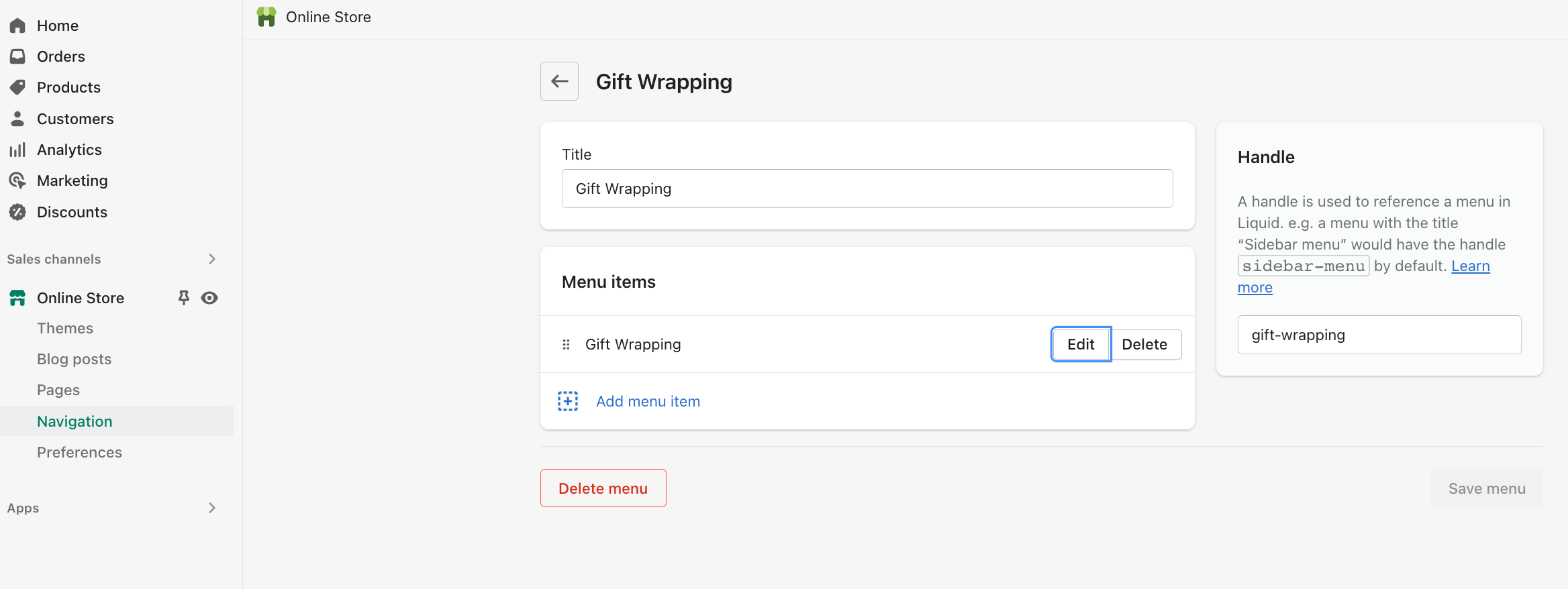 Screenshot Navigation For Gift Wrapping